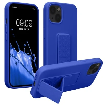 Afbeelding van kwmobile back cover voor smartphone geschikt Apple iPhone 13 1x beschermhoesje van kunststof In Baltisch blauw