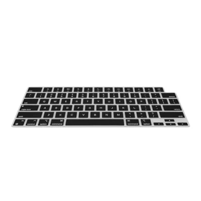 Afbeelding van kwmobile Keyboard Cover Compatible with Apple Macbook Air 13.6 M3 2024 A3113 US English QWERTY Black