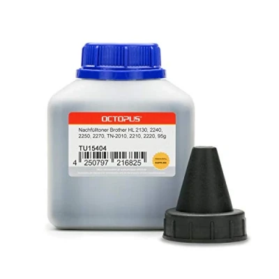 Afbeelding van Octopus navultoner compatibel met Brother HL 2130, 2240, 2250, 2270, TN 2010, 2210, 2220, 95 g tonerpoeder