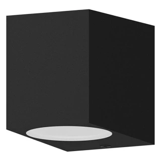 Afbeelding van Calex Wandlamp Downlight Sanremo GU10 IP54 Water en Stofbestendig Geschikt voor Binnen Buiten Eenvoudige installatie Rechthoek Zwart