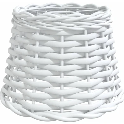Afbeelding van Plafondlampenkap Ø20x15 cm wicker wit