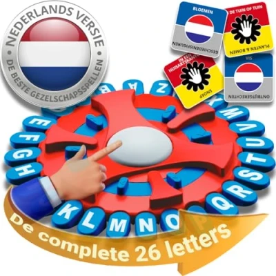Afbeelding van BLOOOK Woordstorm, Franse woordspellen, gezelschapsspel, bordspellen, kaartspel, sfeerspel, met vrienden en familie, 2 tot 8 spelers, gezelschapsspel voor volwassenen kinderen (Nederlands)