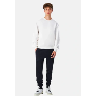 Afbeelding van Champion Icons Crewneck Contrast LOGO Sweater, Heren, Maat: Large, Black