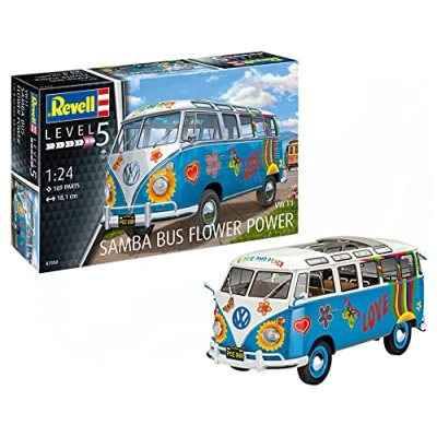 Afbeelding van Revell Volkswagen T1 Samba Bus Flower Power