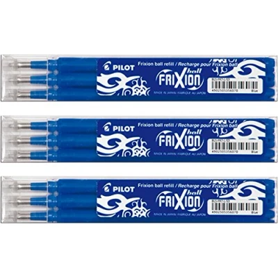 Afbeelding van Pilot Pen Frixion 3 reservevullingen voor pennen met elk vullingen