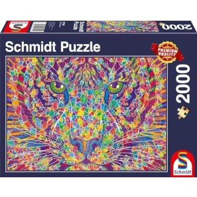 Afbeelding van Schmidt Spiele Wild at Heart, Tijger, puzzel voor volwassenen, puzzel, vanaf 12 jaar, 2000 stukjes, 57394