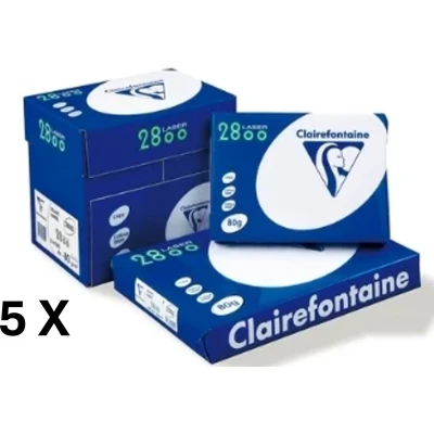 Afbeelding van Kopieerpapier Clairefontaine laser A4 80gr wit 500vel