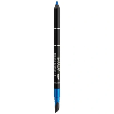 Afbeelding van Impala waterdicht siliconen oogpotlood, super langdurig kleur 16 Blauw metallic