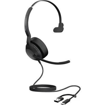 Afbeelding van Jabra Evolve2 50 (Bedraad, USB A), Kantoorheadset, Zwart