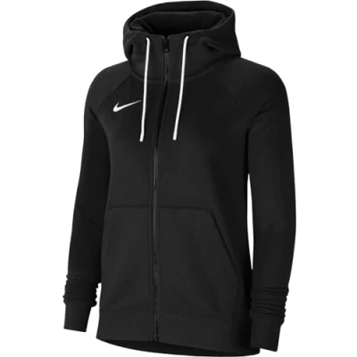 Afbeelding van Nike Performance W NK FLC PARK20 FZ Hoodie Sweater met rits, Dames, Maat: Large, Black / white