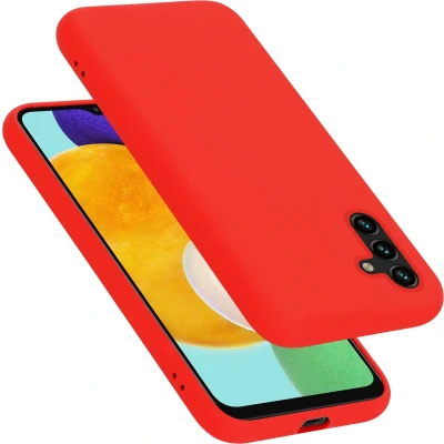 Afbeelding van Cadorabo Hoesje geschikt voor Samsung Galaxy A13 5G in LIQUID ROOD Beschermhoes gemaakt van flexibel TPU silicone Case Cover