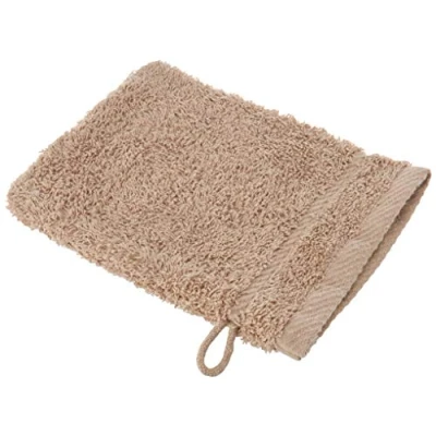 Afbeelding van De Witte Lietaer Washandjes Helene Humus 15 x 21 cm 6 stuks Katoen