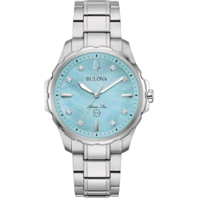 Afbeelding van Bulova 96P248 Polshorloge Dames Quartz Marine Star