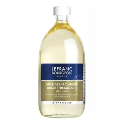 Afbeelding van Lefranc Bourgeois Additief geklaarde lijnolie, fles 1 l