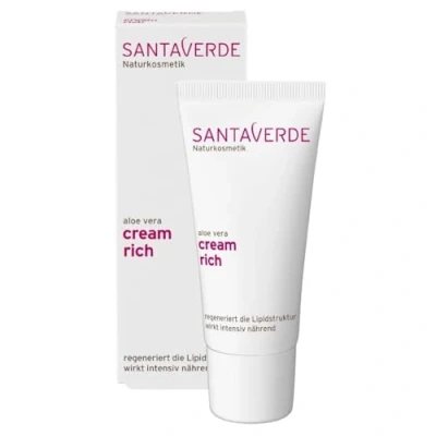 Afbeelding van Santaverde Dag En Nachtcrème Aloe Vera Rich Parfumvrij 30 Ml