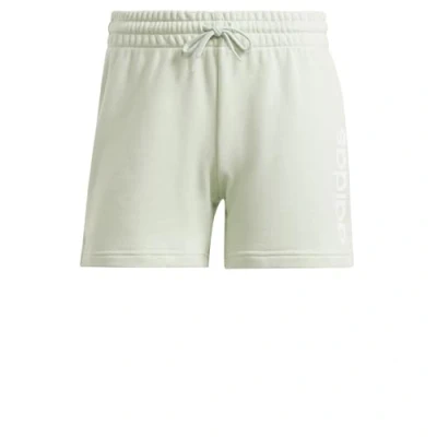 Afbeelding van adidas Sportswear Essentials Linear Short Korte broeken, Dames, Maat: XS, Linen green
