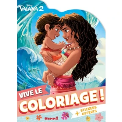 Afbeelding van DISNEY VAIANA 2 ET SA SOEUR VIVE LE COLORIAGE