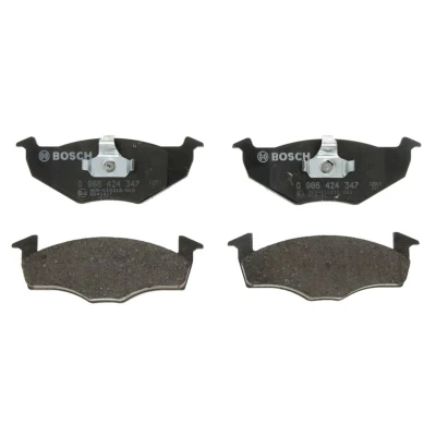 Afbeelding van BOSCH 0 986 424 347 Remblokkenset Low Metallic Met plunjerclip, anti kreukplaat VOLKSWAGEN: GOLF 3, Vento, Polo III Classic, SEAT: Ibiza 2