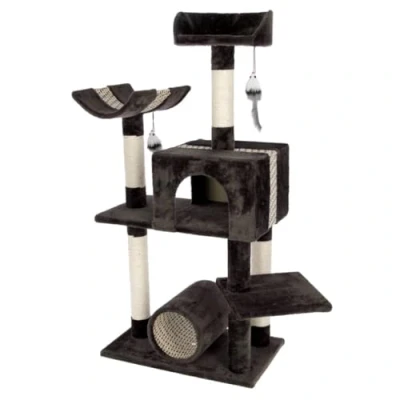 Afbeelding van Kerbl Kattenmeubel Safari Big 122 cm donkerbruin