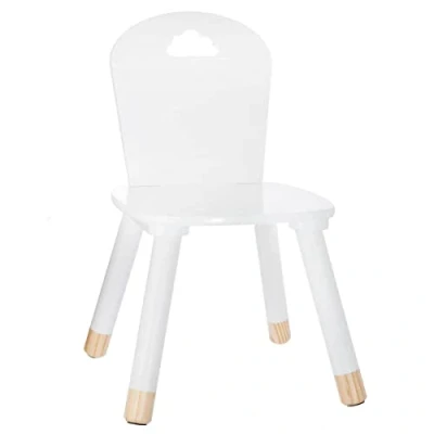 Image de Chaise enfant blanche collection douceur Atmosphera Blanc