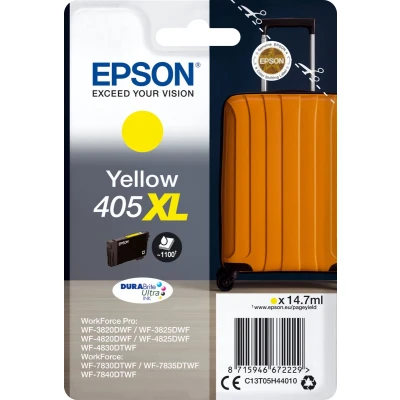 Afbeelding van Epson 405XL (C13T05H44010) Inktcartridge Geel Hoge capaciteit