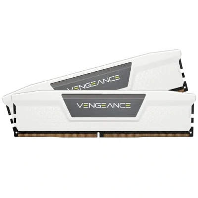Afbeelding van Corsair RAM D5 6000 32 GB C30 Venegance K2 W (2 x 16GB, 6000 MHz, DDR5 RAM, DIMM 288 pin), Wit
