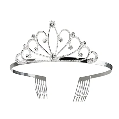 Afbeelding van Boland Metalen tiara Royal Victoria Één maat Volwassenen Vrouwen Prinsen en Prinsessen