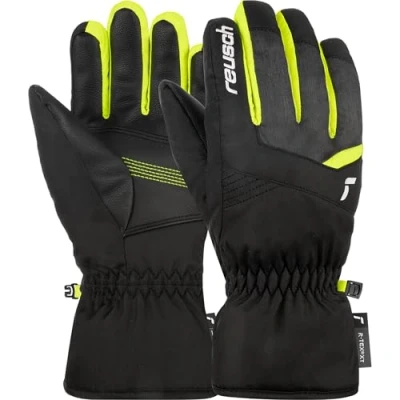 Afbeelding van Reusch Bennet R TEX® XT Junior sporthandschoenen voor kinderen, zwart/zwart melange/geel, veiligheid 6
