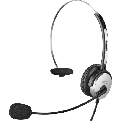 Afbeelding van Sandberg USB Mono Headset Saver Bedraad Hoofdband Kantoor/callcenter Type A Zwart, Zilver