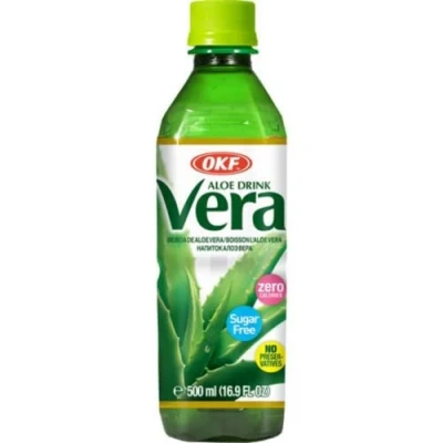 Afbeelding van OKF Aloë Vera Suikervrij Drankje 20 Pak van 500 milliliter