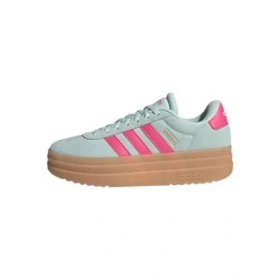 Image de adidas Femme VL COURT BOLD SHOES, Halo Mint/Pulse Magenta/Gum, 36 2/3 EU