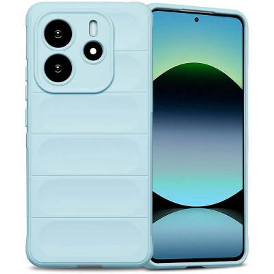Afbeelding van imoshion Hoesje Geschikt voor Xiaomi Redmi Note 14 5G EasyGrip Backcover Lichtblauw