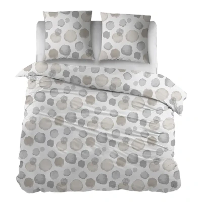 Afbeelding van Snoozing Fraises Dekbedovertrek Tweepersoons 200x200/220 cm Beige