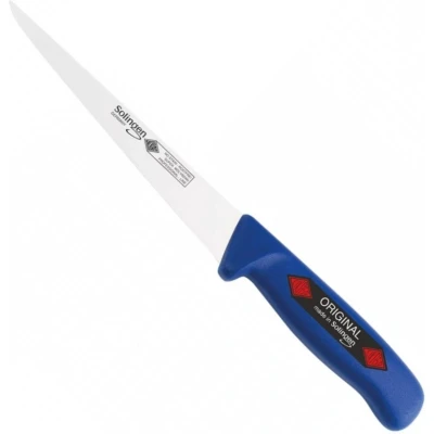 Afbeelding van Eikaso Solingen Flexibel Fileermes 18 cm Ideaal voor Kabeljauw Ergonomisch Blauw Handvat
