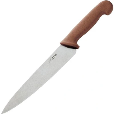 Afbeelding van Hygiplas koksmes 21,5cm bruin