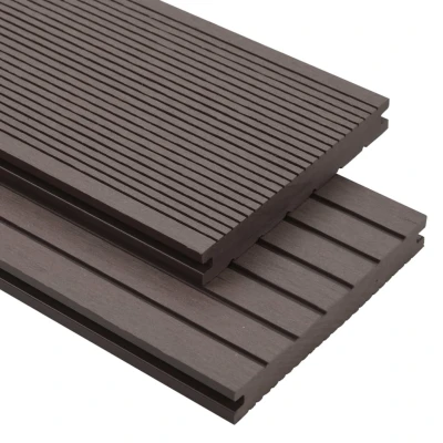 Afbeelding van Terrasplanken met accessoires 10 m² 2,2 m HKC donkerbruin