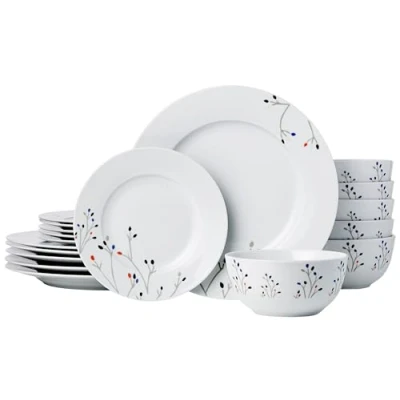 Afbeelding van Amazon Basics Tafelservies 18 delig takken voor 6 personen