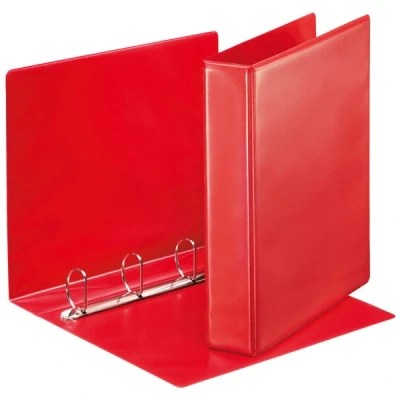 Image de Esselte Essentials classeur avec 4 anneaux en forme de D 40 mm rouge
