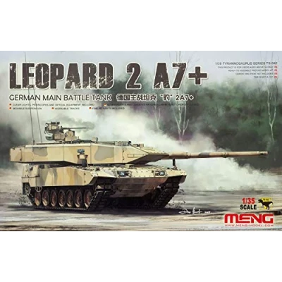 Afbeelding van 1:35 MENG TS042 Leopard 2 A7+ German Main Battle Tank Plastic Modelbouwpakket