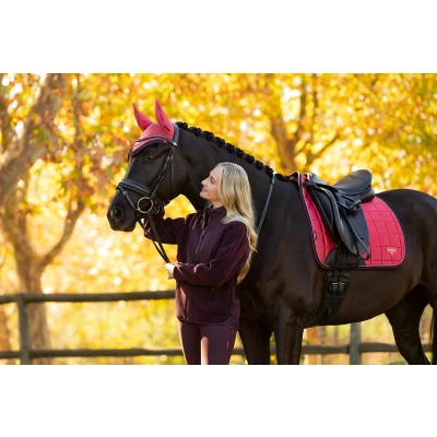 Afbeelding van LeMieux Zadeldekje Loire Classic Dressuur Cranberry L Agradi.be