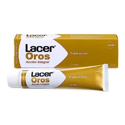 Afbeelding van Tandpasta met drievoudige werking Lacer Oro (75 ml)