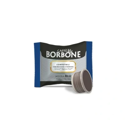 Afbeelding van Caffè Borbone Blauwe mix Koffie 100 Capsules Compatibel met Lavazza* Espresso Point* koffiemachines