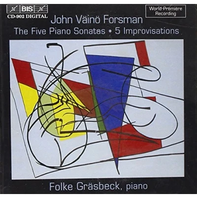 Afbeelding van Folke Grasbeck The Five Piano Sonatas (CD)