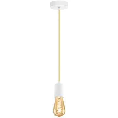 Afbeelding van EGLO YORTH Hanglamp, staal, 60 W, wit