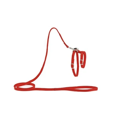 Afbeelding van Beeztees Kattentuigje Nylon Rood 130 cm x 10 mm