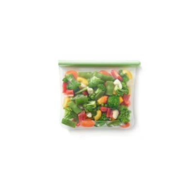Afbeelding van Lékué Vershoudzak Plat 1 L, Herbruikbaar Transparent