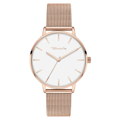 Afbeelding van Tamaris Polshorloge, Roségoud/Wit, Modern