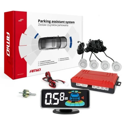 Afbeelding van AMiO LED GRAF 3D 03187 Parkeerassistent Met boor sensor, montagehandleiding 4