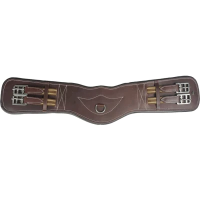 Afbeelding van Horka Singel Dressuur Leer Bruin/zilver 40cm