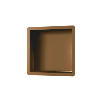 Afbeelding van Brauer Copper Edition Inbouwnis 30x30cm PVD geborsteld koper